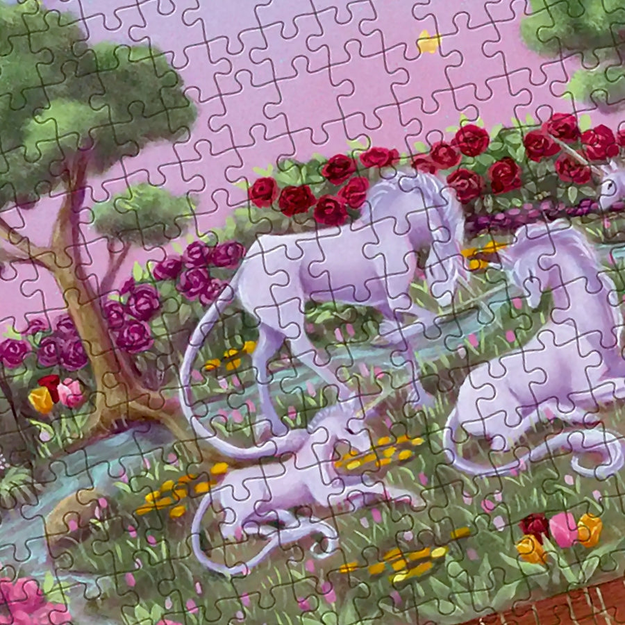 Palapeli 1000 palaa - Tiny Worlds - The Unicorns