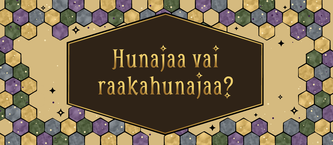 Hunajaa vai raakahunajaa?