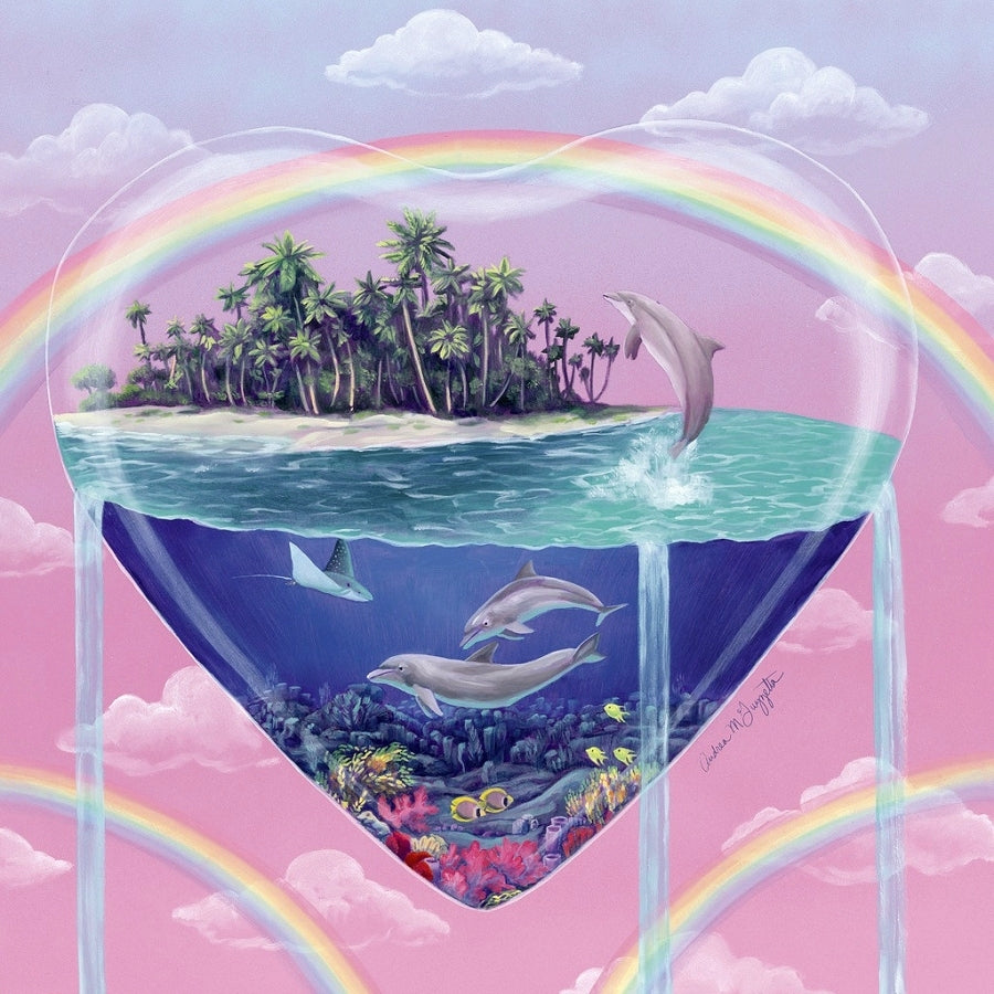 Palapeli 1000 palaa - Tiny Worlds - The Dolphins