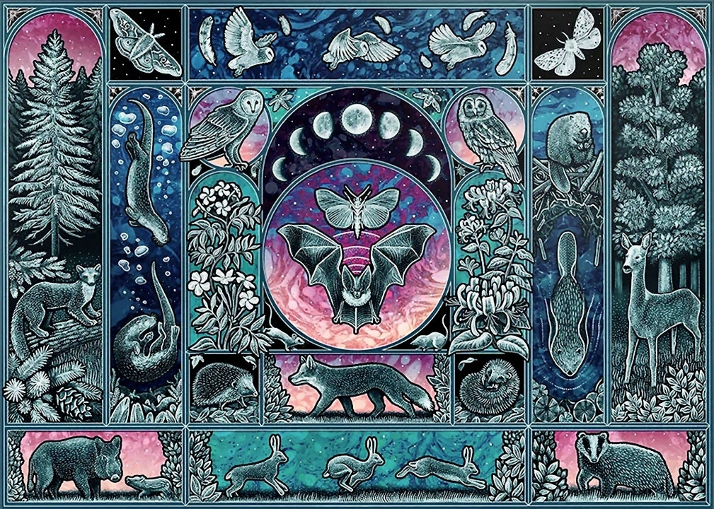 Cloudberries Nocturnal 1000 palan aikuisten palapeli