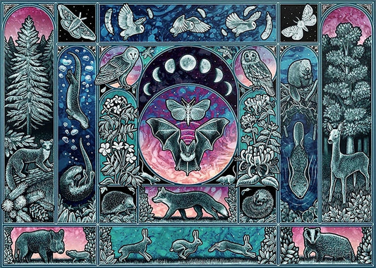 Cloudberries Nocturnal 1000 palan aikuisten palapeli