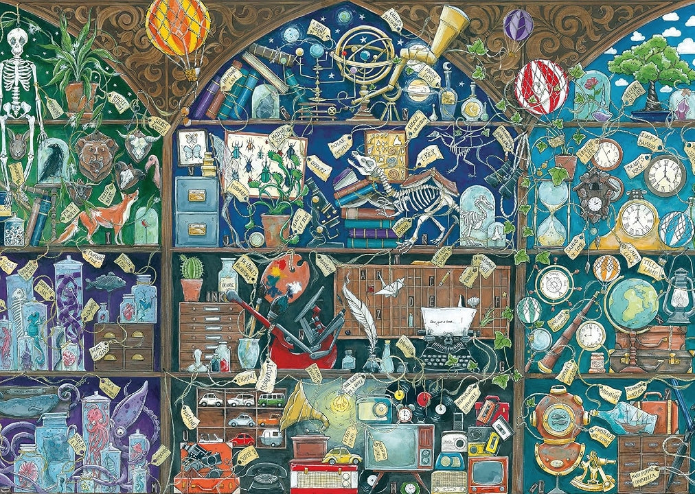 Palapeli 1000 palaa - Cabinet of Curiosities