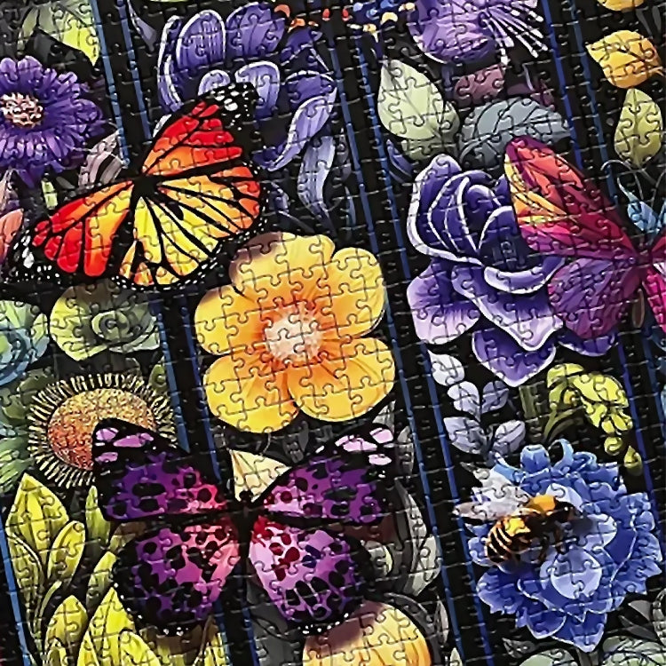 Palapeli 1500 palaa - Flowers and Flyers