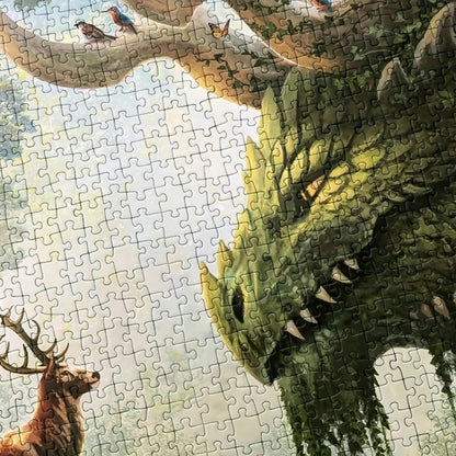 Palapeli 3000 palaa - The Forest Dragon Awakes