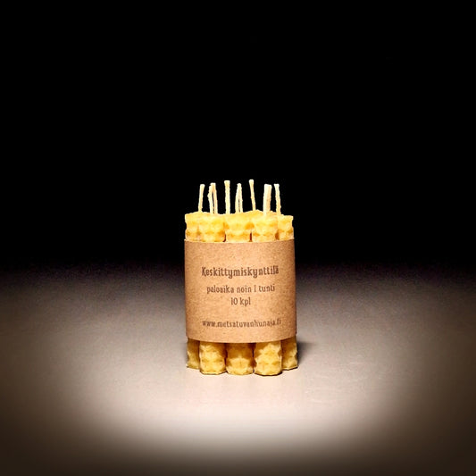 Kynttilä 10 kpl - Keskittymiskynttilät