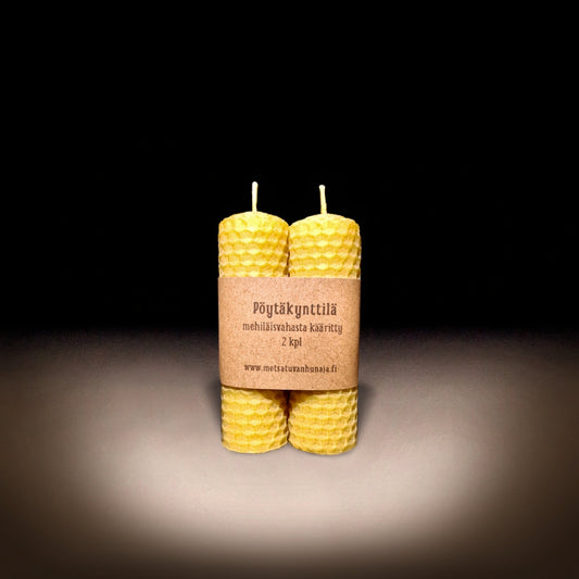 Kynttilä 2 kpl - Kapea pöytäkynttilä