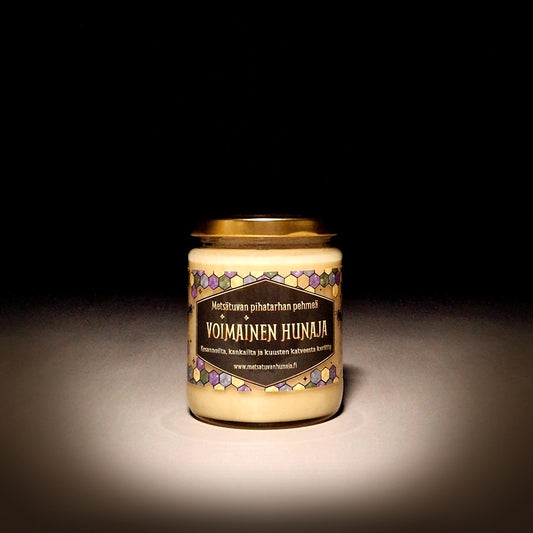 Voimainen hunaja 300 g lasipurkissa