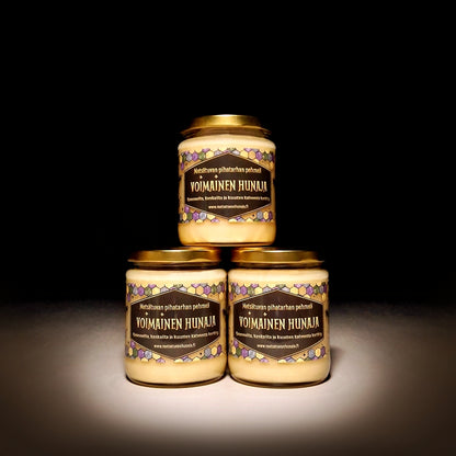 Voimainen hunaja 3 x 300 g lasipurkissa