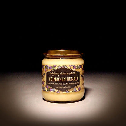 Voimainen hunaja 500 g lasipurkissa