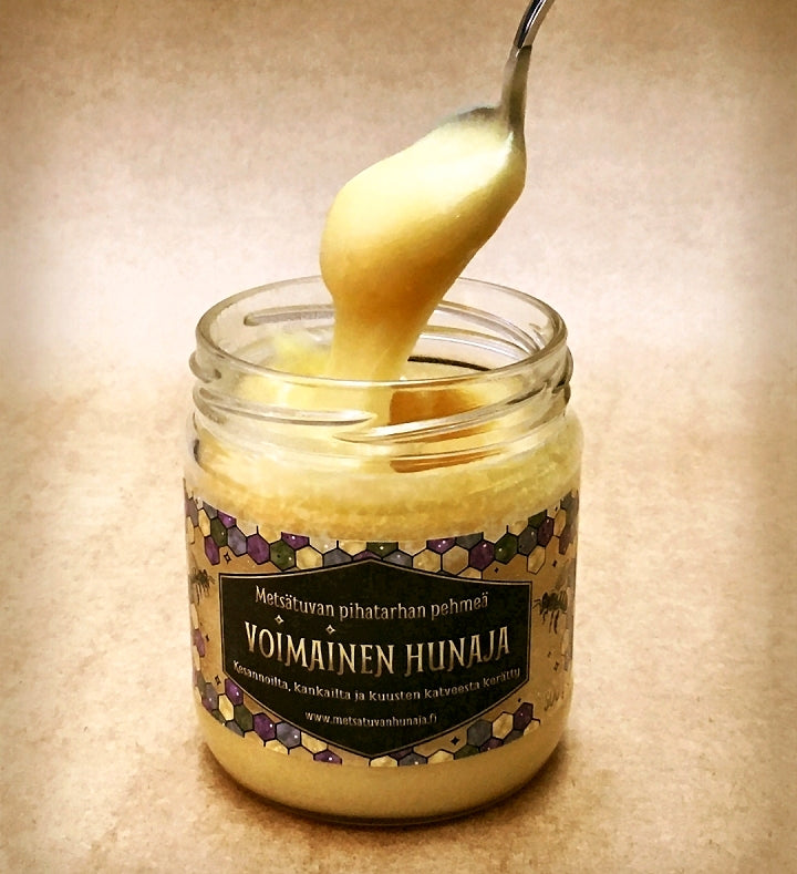 Voimainen hunaja 3 x 500 g lasipurkissa